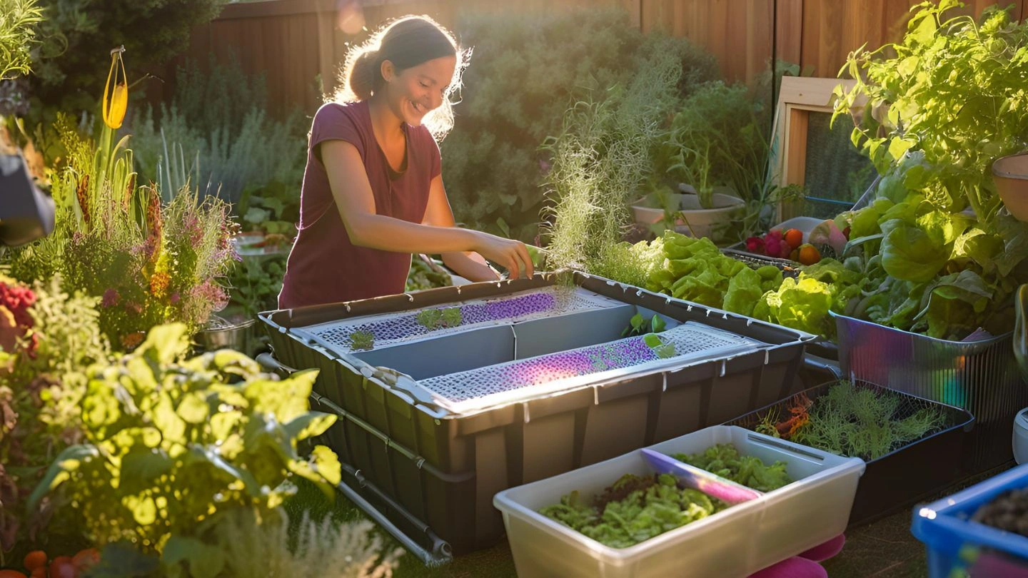 Aquaponics system